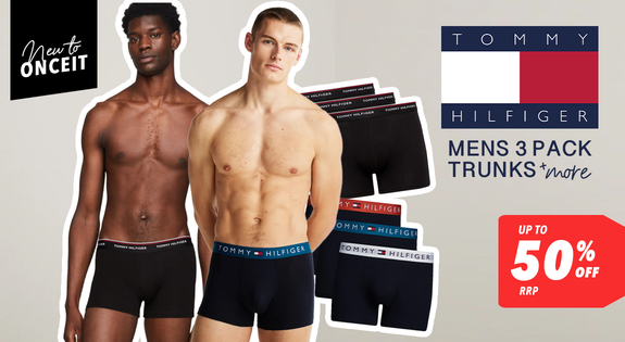 Shop the Tommy Hilfiger - Mens 3 Pack Trunks - Up to 50% Off & More sale