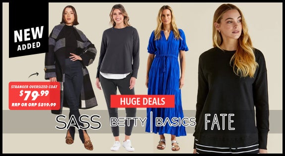 Shop the NEW ADDED! Sass, Betty Basics, & Fate HUGE Deals! sale
