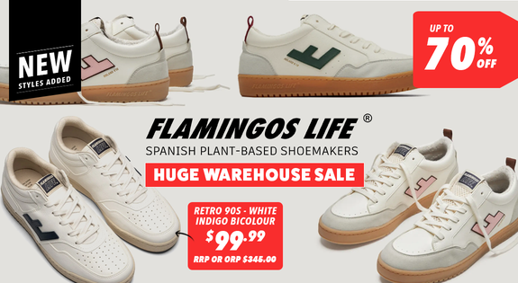 Shop the Flamingos Huge Warehouse Sale - New Styles Added! - Up to 70% Off RRP sale