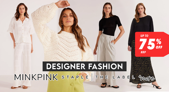 Shop the Designer Fashion up to 75% off RRP! sale
