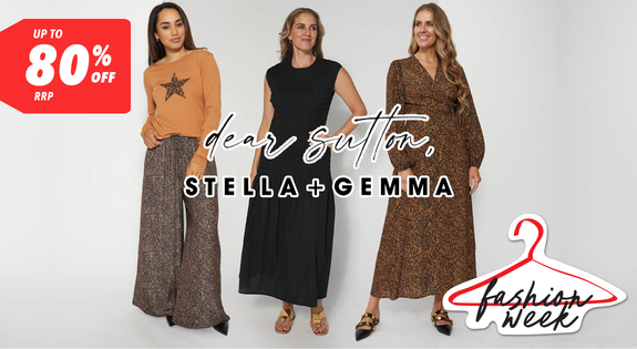 Shop the $2 Shipping Stella + Gemma & Dear Sutton up to 80% off RRP sale