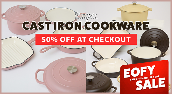 Shop the Cast Iron Cookware - 50% off at Checkout sale