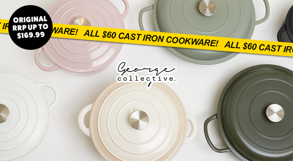 Shop the SNEAKY DEAL - ALL $60 Cast Iron Cookware! sale