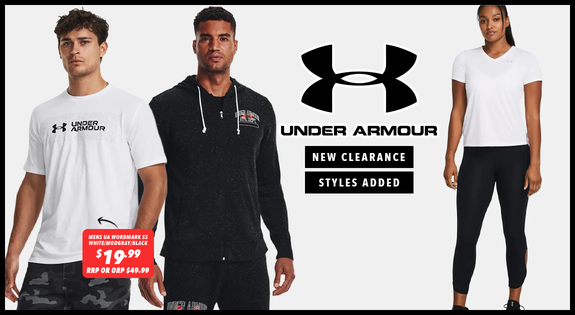 Shop the Under Armour - New Clearance Styles Added sale