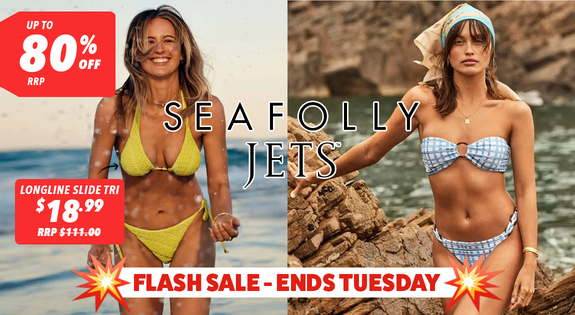Shop the Seafolly + Jets Flash Sale - Ends Tuesday sale