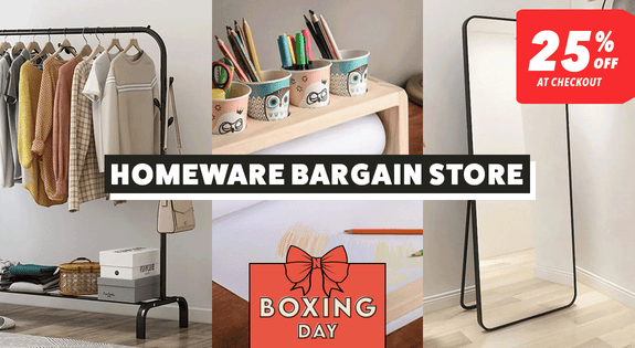 Shop the Homeware Bargain Store - 25% off at Checkout sale