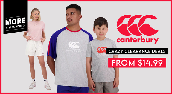 Shop the Canterbury Crazy Clearance Deals - From $14.99 sale