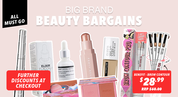 Shop the Big Brand Beauty Bargains - Further Discounts at Checkout sale