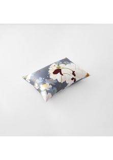 Sheridan - Lanham Printed Silk Pillowcase Single Pillow Case - Slate Blue