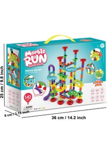 142Pcs Piece DIY Marble Run Race Set