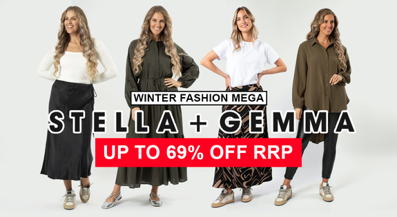 Shop the Stella + Gemma MEGA - Winter Fashion up to 69% off RRP! sale