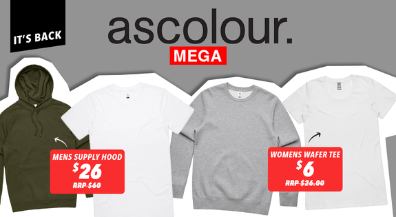 Shop the AS Colour MEGA - It's Back! sale