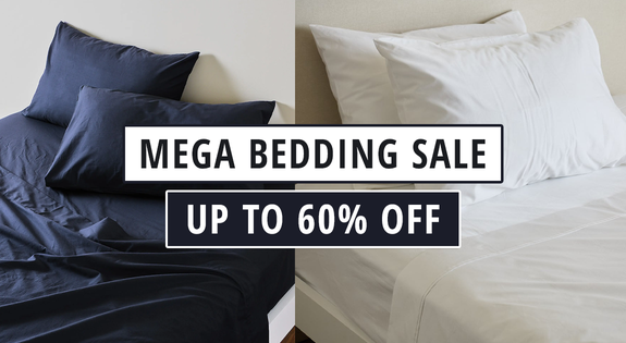 Shop the Mega bedding Sale - Up to 60% off sale