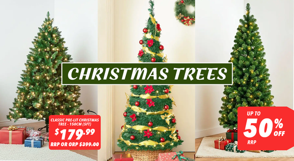 Shop the Christmas Trees On Sale! - Up to 50% Off RRP + Free Shipping sale