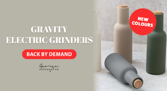 Shop the Back by Demand! Gravity Electric Grinders - New Colours! sale