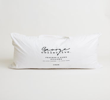 George Collective - 95/5 Duck Feather/Down Pillow - 2 Pack