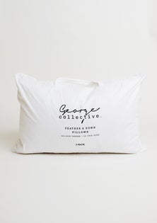 George Collective - 95/5 Duck Feather/Down Pillow - 2 Pack