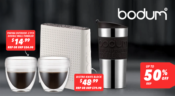 Shop the Bodum - up to 50% off RRP sale