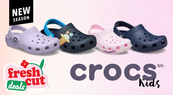Shop the New Season Kids Crocs In Stock! Up to 39% off Select Styles sale