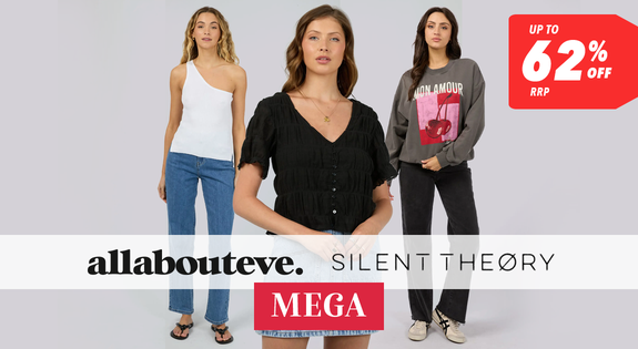 Shop the All About Eve & Silent Theory MEGA Sale - Up to 62% off RRP sale