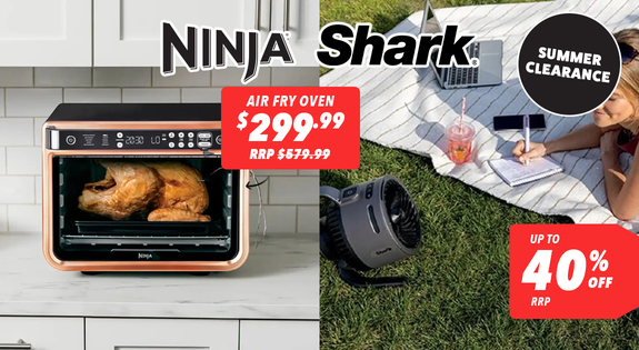 Shop the Shark Ninja End of Season Clearance! Up to 40% off RRP! sale
