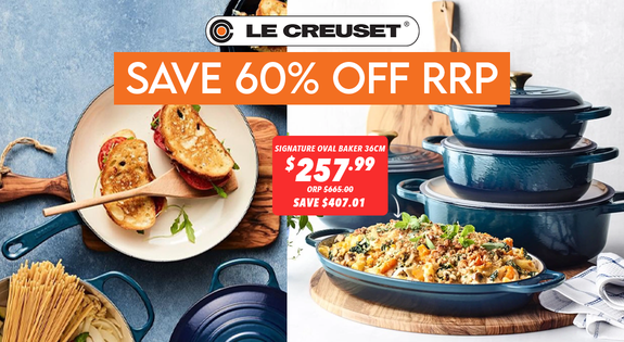 Shop the Le Creuset Agave Summer Clearance! Save 60% off RRP! sale