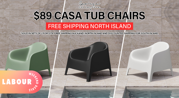 Shop the $89 Casa Tub chairs* + Free Shipping North Island! & More' sale