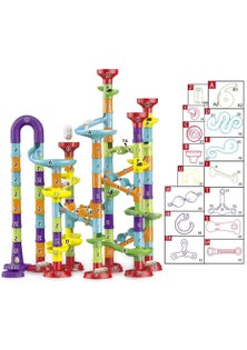 113Pcs Piece DIY Marble Run Race Set