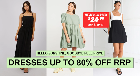Shop the Hello Sunshine, Goodbye Full Price - Dresses Up to 80% Off RRP sale