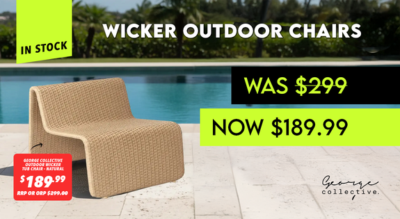 Shop the Wicker Outdoor Chairs $189.99 - 36% off RRP! sale