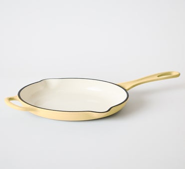 George Collective - Cast Iron Pan 23cm - Matte Buttermilk
