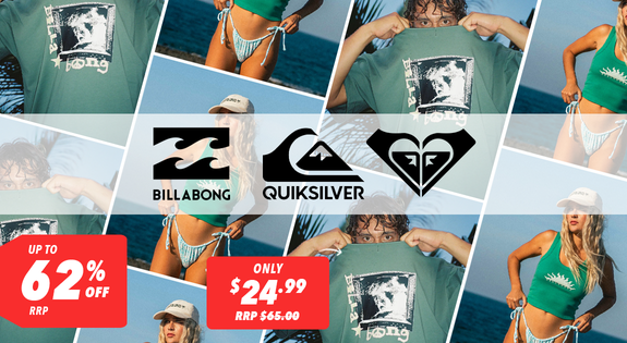 Shop the Billabong & more up to 62% off RRP sale