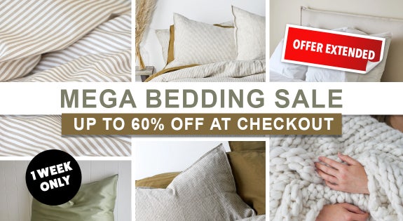 Shop the Mega Bedding Sale - Up to 60% at checkout! - Offer extended! sale