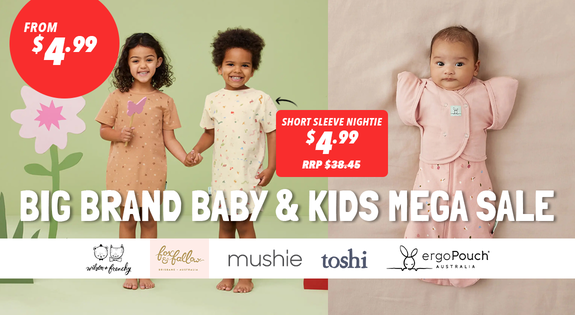 Shop the Big Brand Baby and Kids Mega Sale - From $4.99! sale
