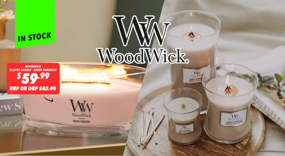Shop the Woodwick Candles Now in stock! sale