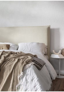 George Collective - MOD Linen Look Headboard - King - Natural