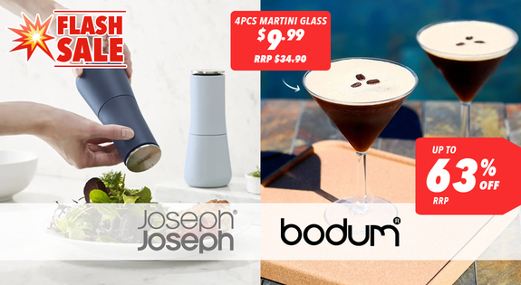 Shop the Joseph Joseph & Bodum Flash Sale - Up to 63% off RRP! sale