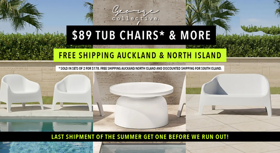 Shop the $89 Tub Chairs* + 2 Seater! - Last shipment of the summer!! sale