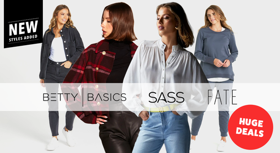 Shop the $1 Shipping - NEW ADDED! Sass, Betty Basics, & Fate HUGE Deals! sale