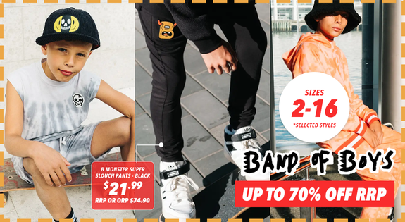 Shop the Band of Boys - up to 70% off RRP sale