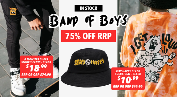 Shop the Band of Boys - 75% off RRP - In Stock sale