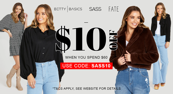 Shop the MEGA DEALS - Sass, Betty Basics, & Fate NEW Arrivals! sale