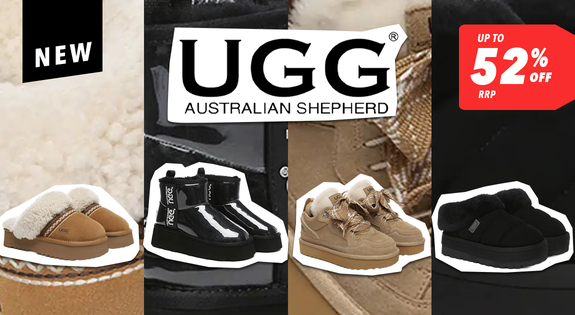 Shop the NEW UGG Australian Shepherd & EVERAU - UP TO 52% OFF RRP! sale
