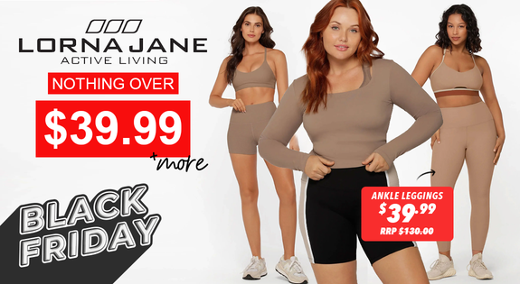 Shop the Lorna Jane - Nothing Over $39.99 & More sale