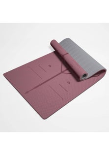 Extra Wide Long and Thick Pilates Yoga Fitness Mat - Purple