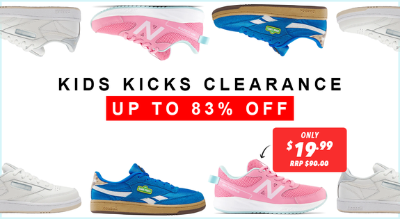 Shop the Kids Kicks Clearance - Up to 83% Off sale