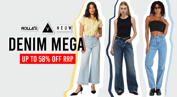 Shop the Denim MEGA - Up to 58% off RRP sale