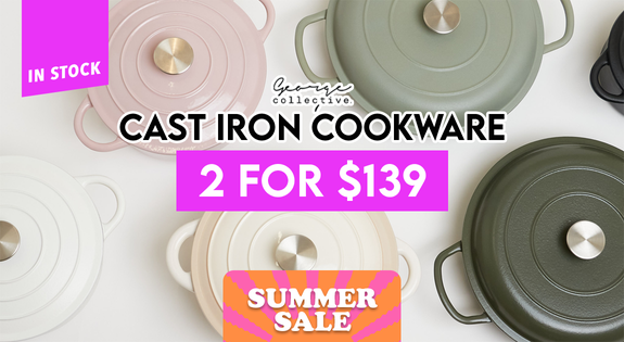 Shop the Cast Iron Cookware - 2 for $139! sale