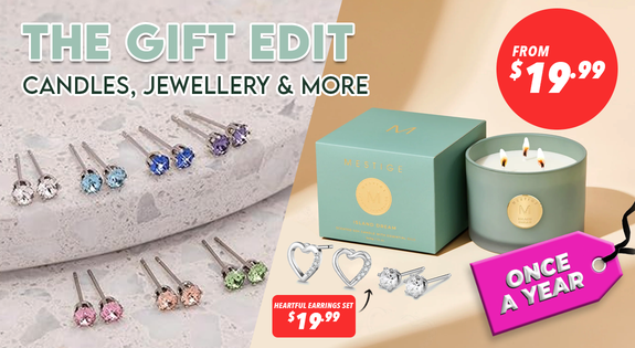 Shop the The Gift Edit; Candles, Jewellery & More From $19.99 sale
