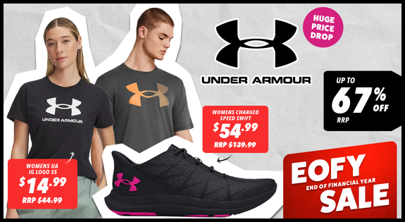 Shop the Under Armour - Huge Price Drop - Up to 67% Off RRP sale